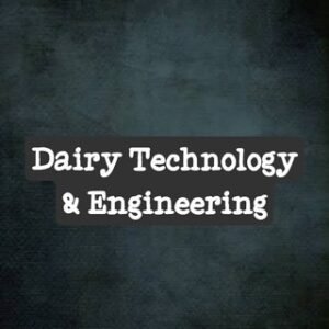 Dairy Technology and Engineering materia...